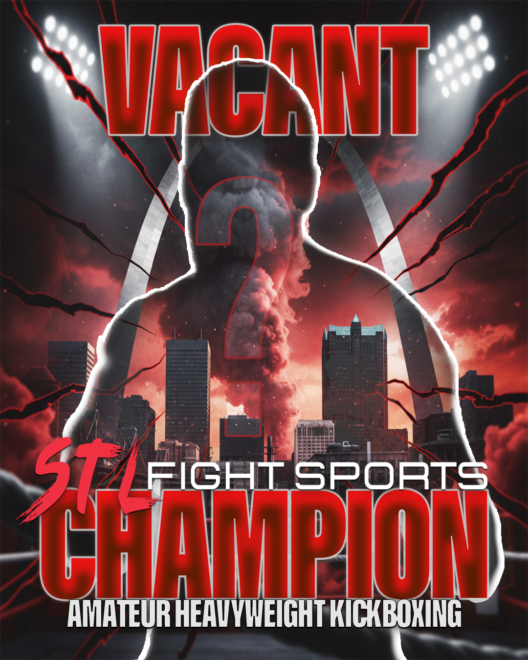 STL Fight Sports vacant champion title card